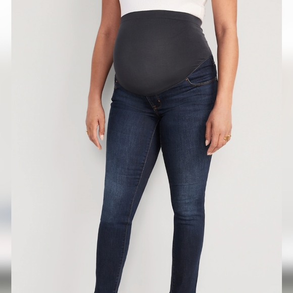 Old Navy Maternity Full Panel Pop Icon Skinny Jeans Size 8 Short - Picture 3 of 3